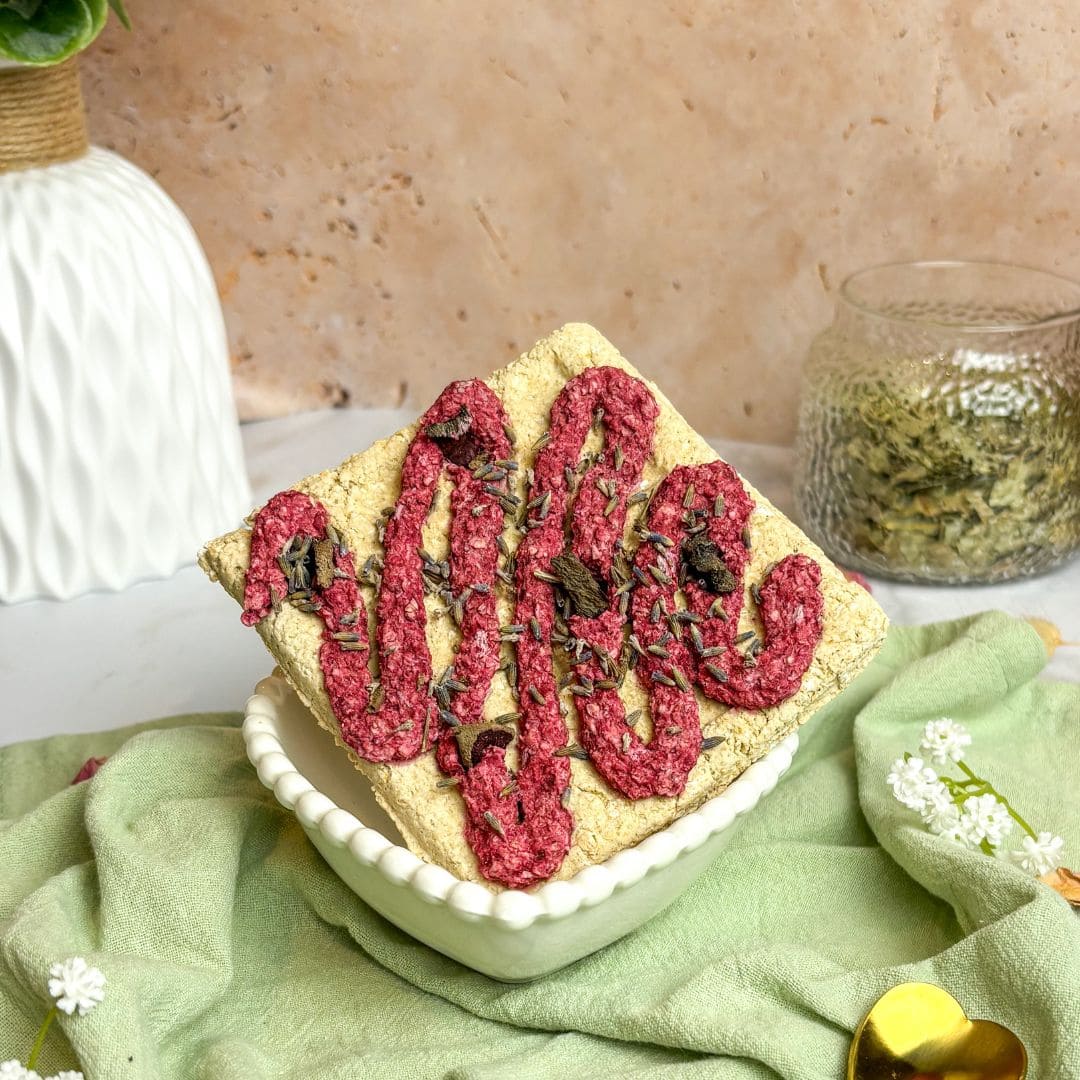 Friandises bio pour chevaux GAUFREBIO Sérénité à base de betterave et lavande, sans sucre ni mélasse